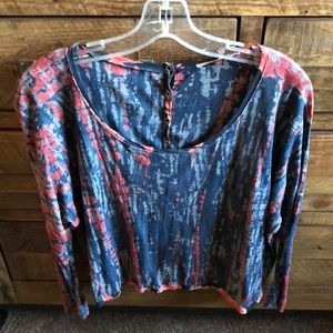 Language crop top